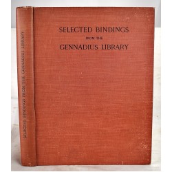 Selected Bindings from the Gennadius Library; Thirty-Eight Plates in Colour with Introduction and Descriptions 